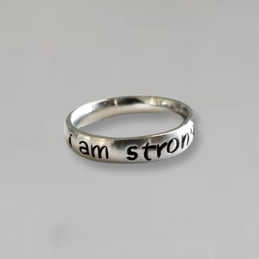 i am strong ring