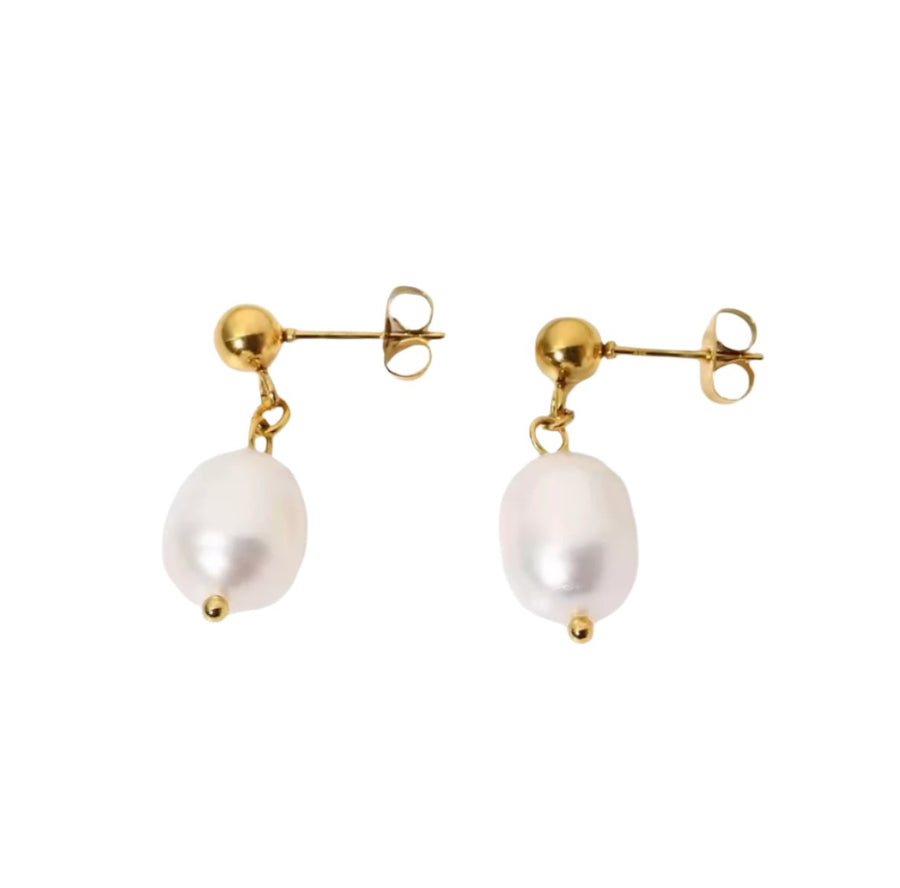 pearl stud drops