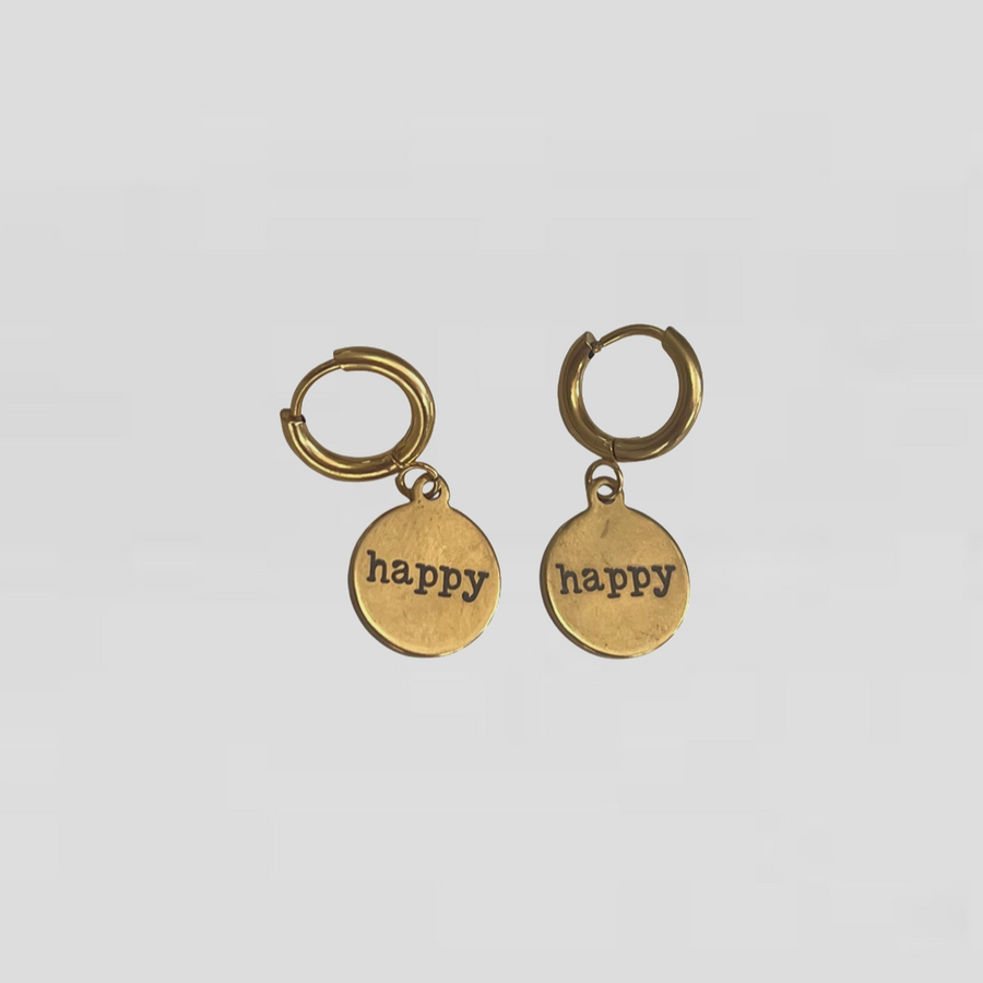 happy earrings