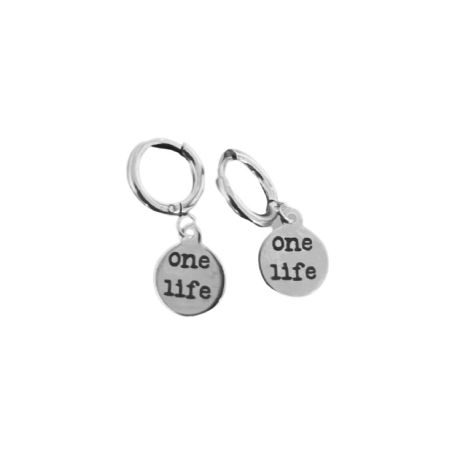 one life earrings