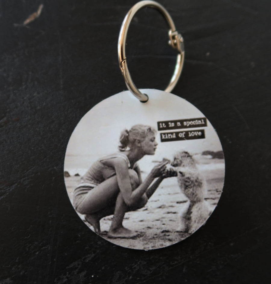 it is a special kind of love keychain