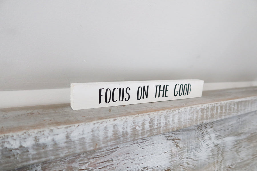 focus on the good poetry home decor stick