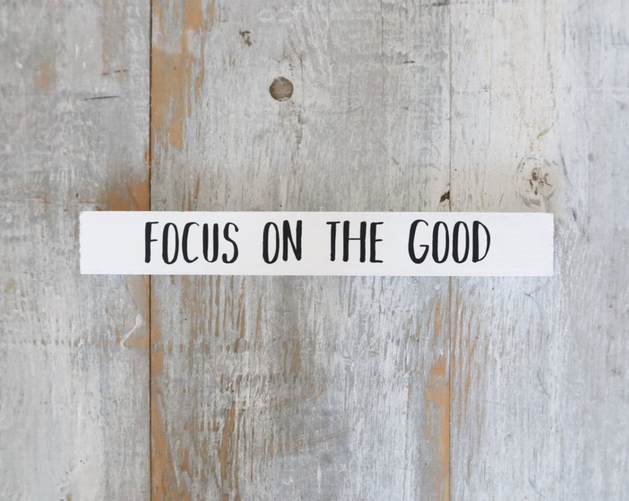 focus on the good poetry home decor stick