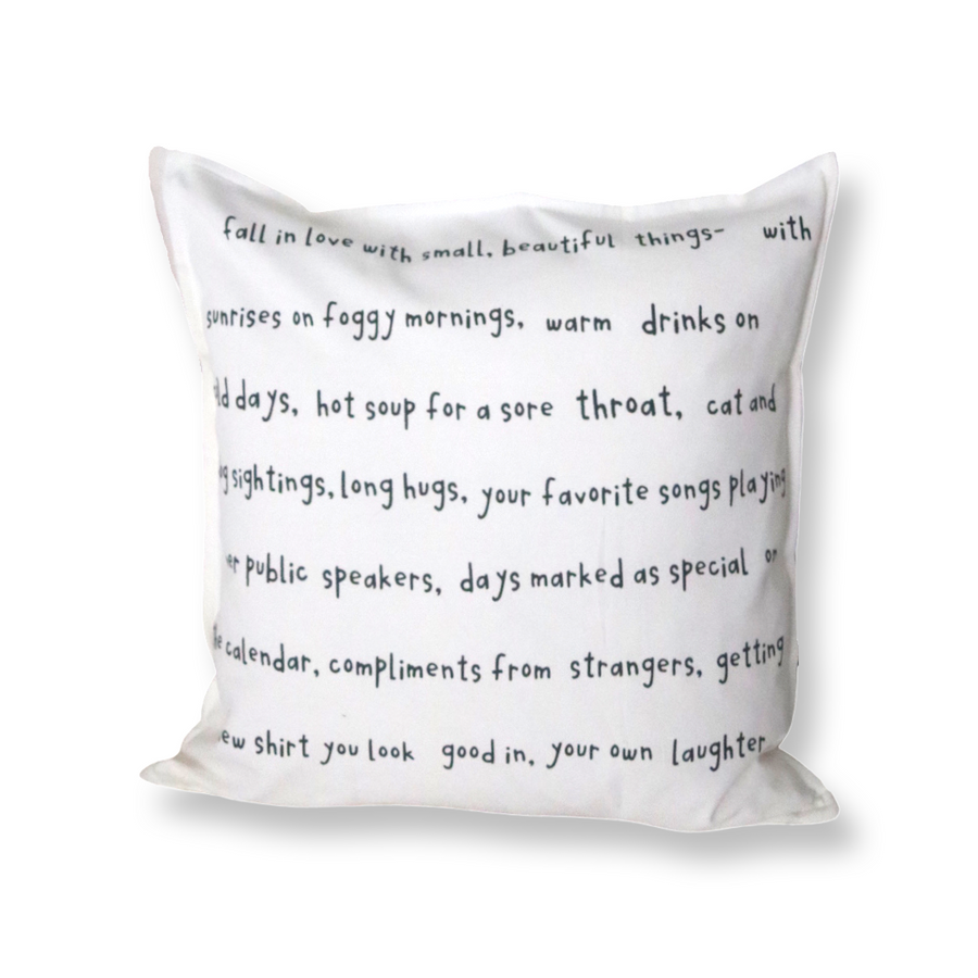 fall in love pillow